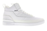 Supra Penny Pro 06567-101-M Mens White Suede Low Top Skate Sneakers Shoes