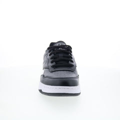 Reebok BB 4000 II Mens Black Leather Lace Up Lifestyle Sneakers Shoes