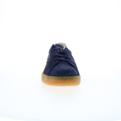 Reebok Club C Grounds UK Mens Blue Suede Lace Up Lifestyle Sneakers Shoes