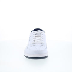 Reebok Court Advance Mens White Leather Lace Up Lifestyle Sneakers Shoes