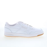Reebok Court Advance Womens White Leather Lace Up Lifestyle Sneakers Shoes