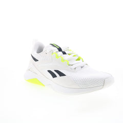 Reebok Nanoflex TR 2 Mens White Mesh Lace Up Athletic Cross Training Shoes