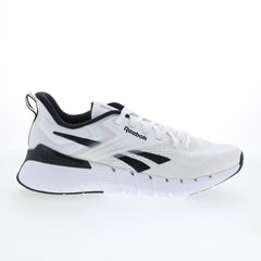 Reebok Nano Gym Mens White Mesh Lace Up Cross Training Athletic Shoes