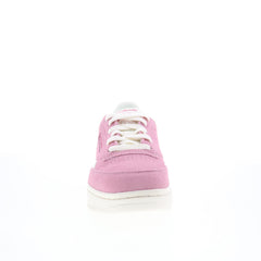 Reebok Club C Double Revenge Womens Pink Suede Lifestyle Sneakers Shoes