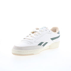 Reebok Club C Revenge Vintage Mens White Leather Lifestyle Sneakers Shoes