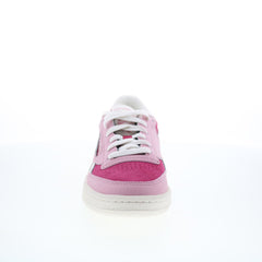 Reebok Club C Revenge II Womens Pink Leather Lifestyle Sneakers Shoes