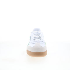 Reebok Campio XT Mens White Leather Lace Up Lifestyle Sneakers Shoes