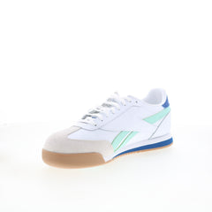 Reebok Campio XT Mens White Leather Lace Up Lifestyle Sneakers Shoes