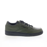 Reebok Club C 85 Obey Mens Green Leather Lace Up Lifestyle Sneakers Shoes