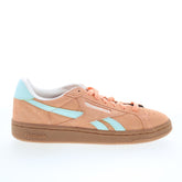 Reebok Club C Grounds UK Womens Brown Suede Lifestyle Sneakers Shoes