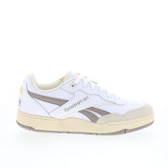 Reebok BB 4000 II Mens White Synthetic Lace Up Lifestyle Sneakers Shoes
