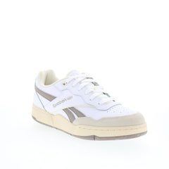 Reebok BB 4000 II Mens White Synthetic Lace Up Lifestyle Sneakers Shoes