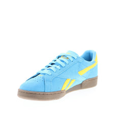 Reebok Club C Grounds UK Mens Blue Suede Lace Up Lifestyle Sneakers Shoes