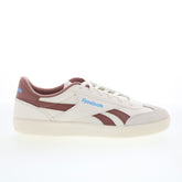Reebok Smash Edge S Mens Beige Leather Lace Up Lifestyle Sneakers Shoes
