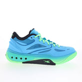 Reebok Engine A Mens Blue Synthetic Lace Up Athletic Basketball Shoes
