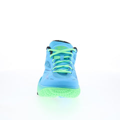 Reebok Engine A Mens Blue Synthetic Lace Up Athletic Basketball Shoes