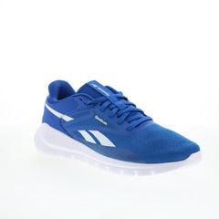 Reebok Split Flex Mens Blue Canvas Lace Up Athletic Cross Training Shoes