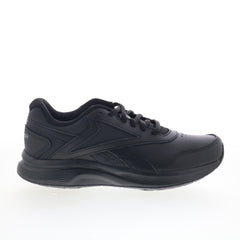 Reebok Walk Ultra Dmx 7 Max Womens Black Leather Lifestyle Sneakers Shoes