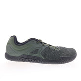 Reebok Nano Zero Mens Green Mesh Lace Up Athletic Cross Training Shoes