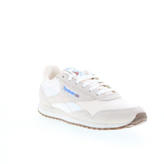 Reebok Classic AZ Mens White Suede Lace Up Lifestyle Sneakers Shoes