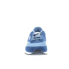 Reebok Classic AZ Mens Blue Suede Lace Up Lifestyle Sneakers Shoes