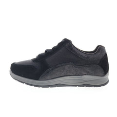 Drew Tuscany 10555-19 Womens Black Suede Lifestyle Sneakers Shoes