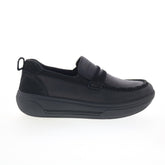 Drew Java 10841-19 Womens Black Leather Slip On Lifetsyle Sneakers Shoes