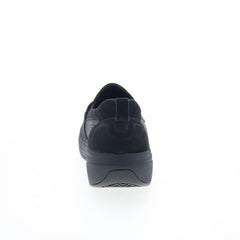 Drew Java 10841-19 Womens Black Leather Slip On Lifetsyle Sneakers Shoes