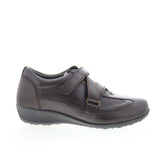 Drew Cario 14491-64 Womens Brown Wide Leather Lifestyle Sneakers Shoes