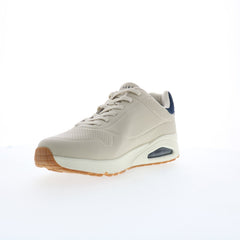 Skechers Uno - Tailored Air 183007-NTBL Mens Beige Lifestyle Sneakers Shoes