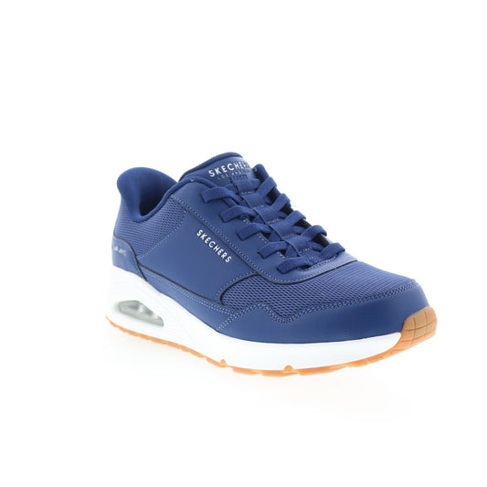 Skechers Uno - Banksia 183022W-NVY Mens Blue Wide Lifestyle Sneakers Shoes