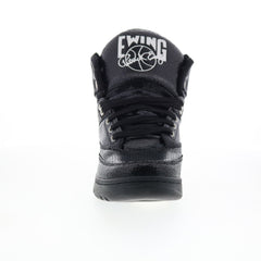 Ewing Athletics 33 HI Vintage Mens Black Leather Lifestyle Sneakers Shoes