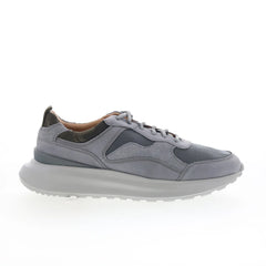Johnston & Murphy 24-6279 Mens Gray Nubuck Lace Up Lifestyle Sneakers Shoes