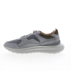 Johnston & Murphy 24-6279 Mens Gray Nubuck Lace Up Lifestyle Sneakers Shoes