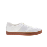 Johnston & Murphy Kemton U-Throat Mens White Lifestyle Sneakers Shoes