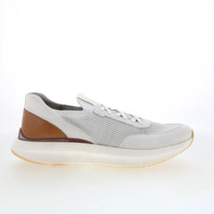 Johnston & Murphy 24-7218 Mens White Mesh Slip On Lifestyle Sneakers Shoes