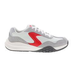 Skechers Court Frenz 246107-GYRD Mens Gray Suede Athletic Pickleball Shoes