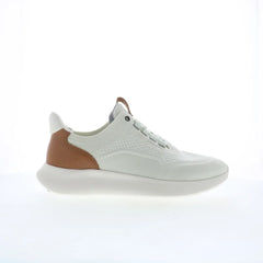 Johnston & Murphy 25-0738 Mens White Canvas Lifestyle Sneakers Shoes