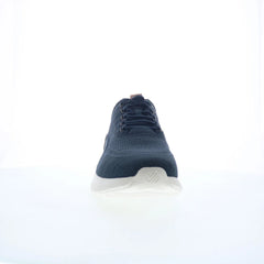 Johnston & Murphy 25-0739 Mens Blue Canvas Lace Up Lifestyle Sneakers Shoes
