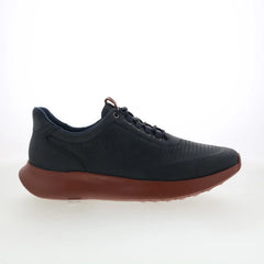 Johnston & Murphy 25-2227 Mens Black Leather Lifestyle Sneakers Shoes
