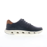 Johnston & Murphy 25-2975 Mens Black Leather Lifestyle Sneakers Shoes