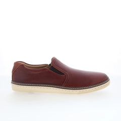 Johnston & Murphy 25-3616 Mens Brown Leather Lifestyle Sneakers Shoes