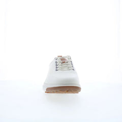 Johnston & Murphy 25-9668 Mens White Leather Lace Up Athletic Golf Shoes