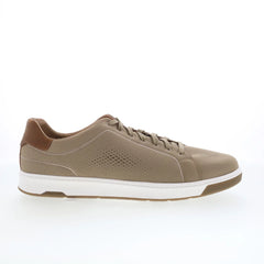 Johnston & Murphy 25-9766 Mens Green Canvas Lace Up Lifestyle Sneakers Shoes