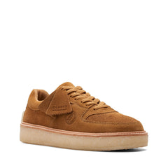 Clarks Sandford 26173373 Mens Brown Leather Lifestyle Sneakers Shoes