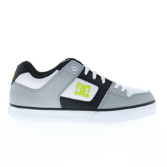 DC Pure 300660-WLM Mens White Leather Skate Inspired Sneakers Shoes