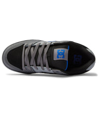 DC Pure 300660-XKSB Mens Gray Nubuck Lace Up Skate Inspired Sneakers Shoes