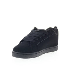 DC Court Graffik SE 300927-KDW Mens Black Skate Inspired Sneakers Shoes