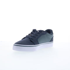 DC Anvil TX 320040-XBCW Mens Blue Canvas Skate Inspired Sneakers Shoes