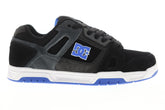 DC Stag 320188-BKB Mens Black Suede Lace Up Skate Inspired Sneakers Shoes